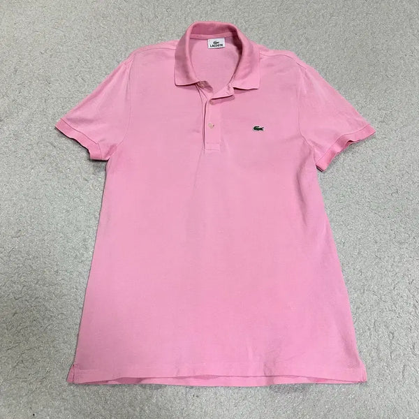 [BUNJANG] Lacoste Pink Short Sleeve Polo Shirt Size 100 / 라코스테 핑크 반팔 카라티 100