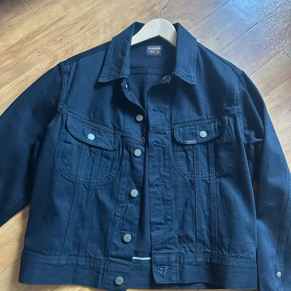 [BUNJANG] Outstanding 50s Western Rider Selvage Jacket Black / 아웃스탠딩 50s 웨스턴 라이더 셀비지 자켓 블랙
