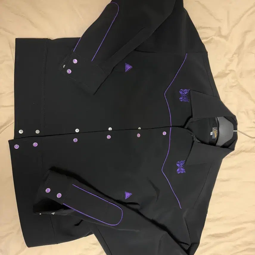 [BUNJANG] Needles Piping Cowboy Jacket Purple Medium / 니들스 파이핑 카우보이 자켓 퍼플