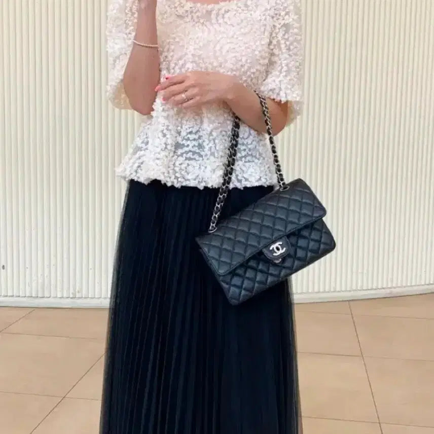 [BUNJANG] Ballerina Pleated Banding Skirt / 발레리나 플리츠 밴딩스커트
