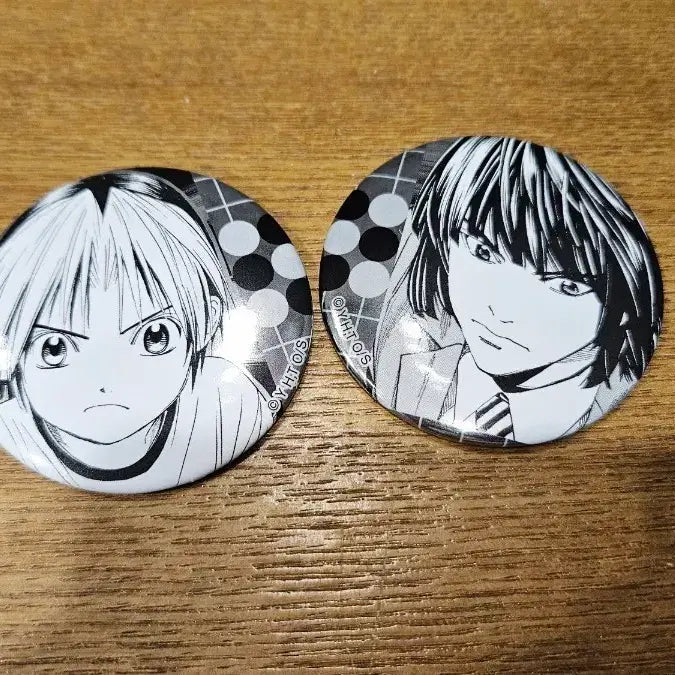[BUNJANG] Hikaru no Go Akira & Hikaru Badge Set / 히카루의바둑 고스트바둑왕 아키라&히카루 뱃지 2개 세트