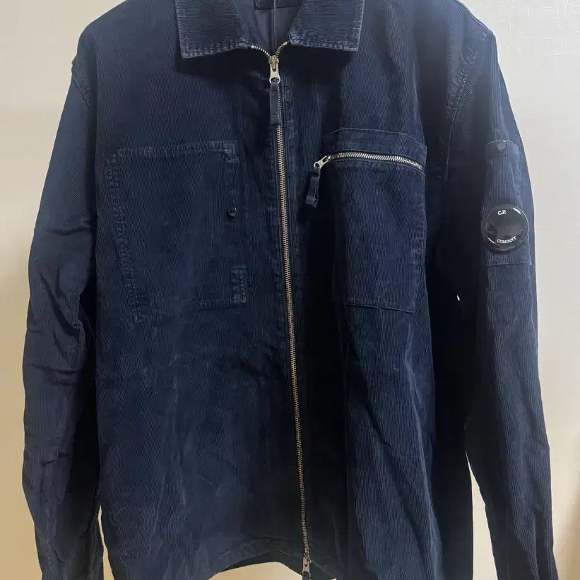 [BUNJANG] CP Company 25FW Corduroy Overshirt Jacket Navy / 씨피컴퍼니 25fw 코듀로이 오버셔츠 자켓 네이비