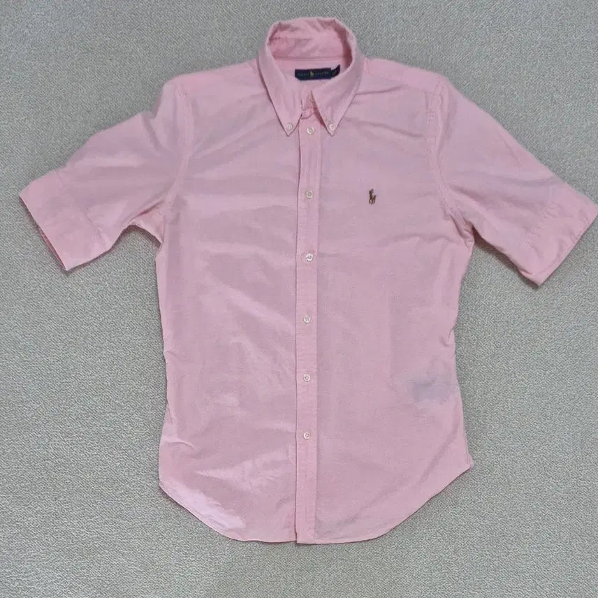 [BUNJANG] Polo Ralph Lauren Oxford Short Sleeve Shirt / 폴로 랄프로렌 옥스포드 반팔 셔츠