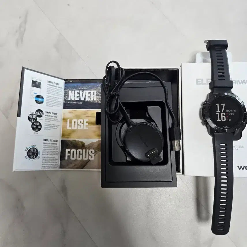 [BUNJANG] Wahoo ELEMNT Rival Watch (Running/Cycling) / wahoo 와후 엘리먼트 라이벌 워치 팝니다(러닝 자전거)