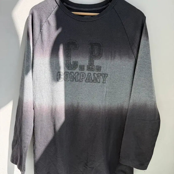 [BUNJANG] CP Company Grey/Black Melange Long Sleeve T-Shirt XL / CP컴퍼니 그레이/블랙 멜란지 긴팔티