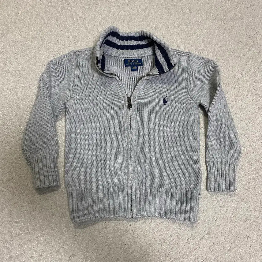 [BUNJANG] Polo Ralph Lauren Kids Boys Knit Zip-Up Jacket 3T / 폴로 랄프로렌 키즈 아동 니트 집업 3t