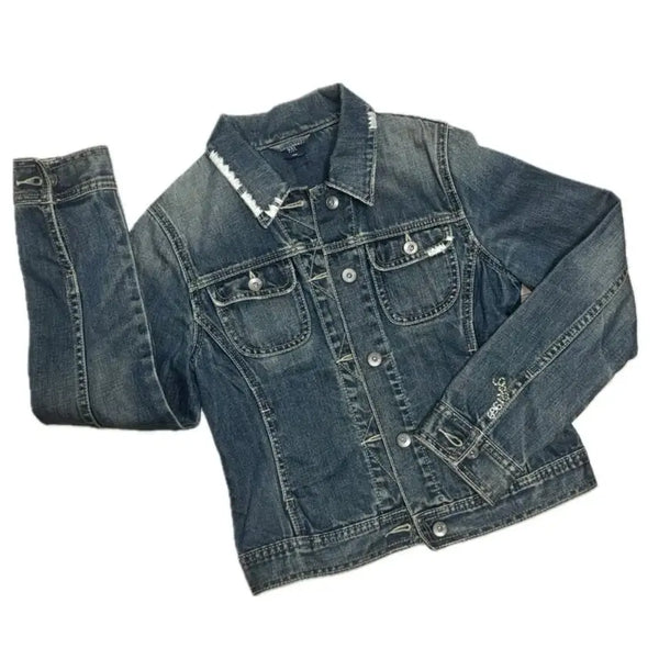 [BUNJANG] Vintage GAP Women's Slim Fit Cropped Denim Jacket / vtg GAP 갭 숏 슬림핏 청자켓