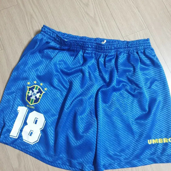 [BUNJANG] Umbro Brazil World Cup Ronaldo #18 Shorts / 엄브로 브라질 월드컵 호나우두 18번 반바지