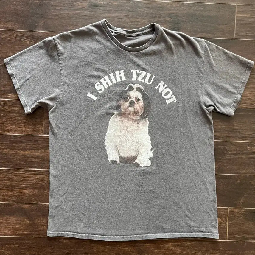 [BUNJANG] Vintage Shih Tzu T-Shirt / [L추정] 미국 빈티지 시츄 티셔츠