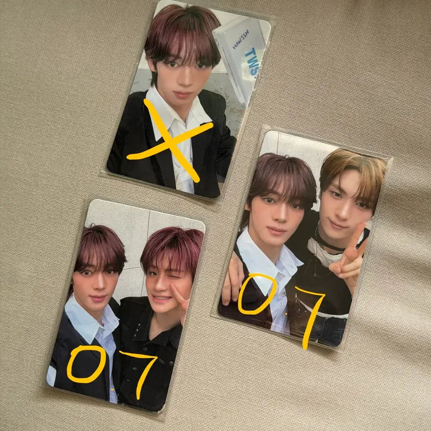 [BUNJANG] Tours Concert 42 Zone Sijeon Unit Photocard - 06z / Jinijz (Jihoon Hanjin / Youngjae Hanjin) / 투어스 콘서트 42존 사이존 유닛포카 - 공육즈/지니즈(지훈한진/영재한진