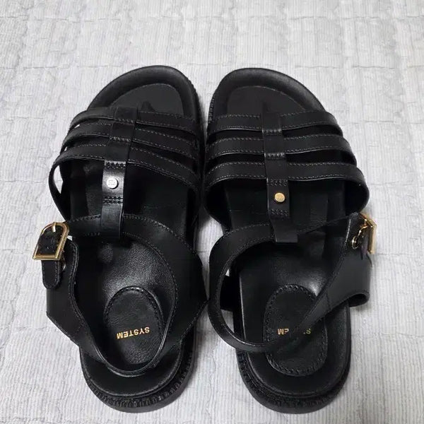 [BUNJANG] System Glaze Waterproof Sandals - Black / 시스템 글레이즈 워터프루프 245 블랙