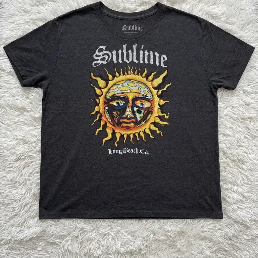 [BUNJANG] Sublime Sun Face Official Band T-Shirt XL / (주말특가)Sublime 선페이스 오피셜 반팔 밴드티셔츠 XL
