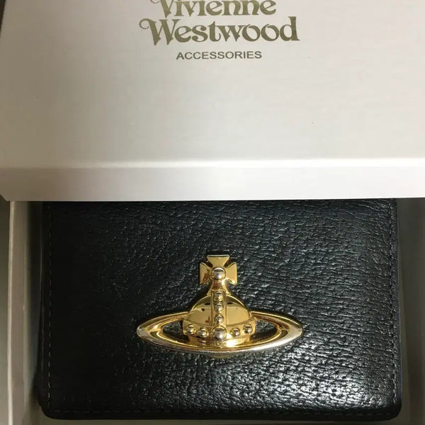 [BUNJANG] Vivienne Westwood ORB Bifold Wallet Black / 비비안웨스트우드 오알비 반지갑 블랙
