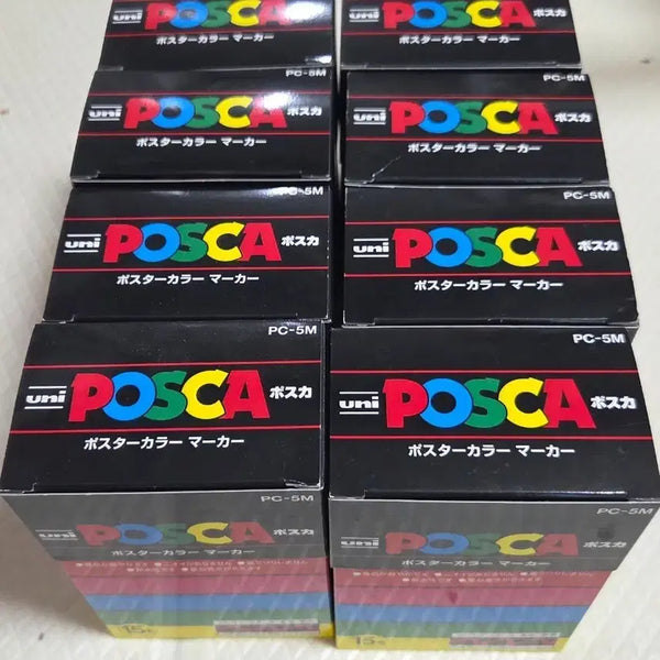 [BUNJANG] Uni Posca 5M 15-Color Marker Set / 유니 포스카 마카 5M 15색