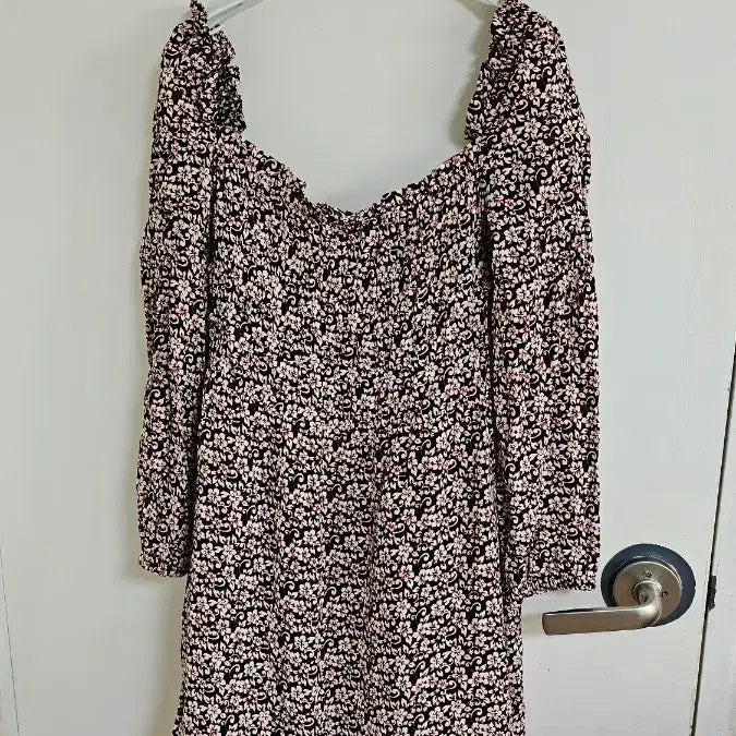 [BUNJANG] Maje Square Neck Mini Dress / Long T-shirt / 마쥬 스퀘어넥 미니 원피스겸 롱티(628