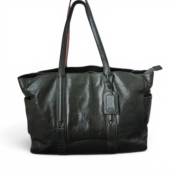 [BUNJANG] SOLATINA Oil Leather Tote Bag Japanese Style / 소라티나 오일레더 토트백 포터 재패니즈 스타일