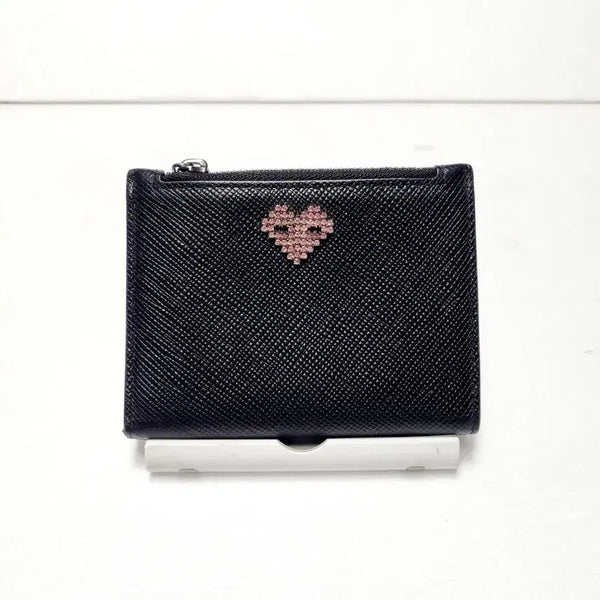 [BUNJANG] Lovecat Women's Bifold Wallet with Heart Design / 러브캣 여성지갑/반지갑/일싼
