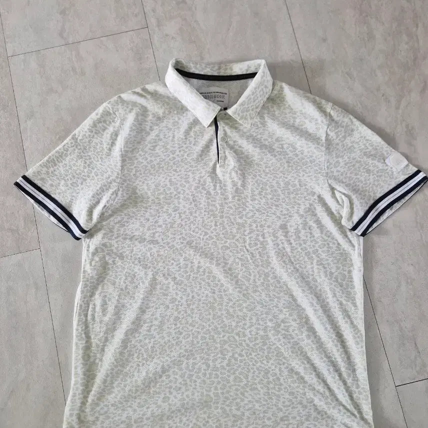 [BUNJANG] Adidas Adizero Leopard Pattern Golf Polo T-Shirt XL / 남성 아디다스 골프 티셔츠 XL