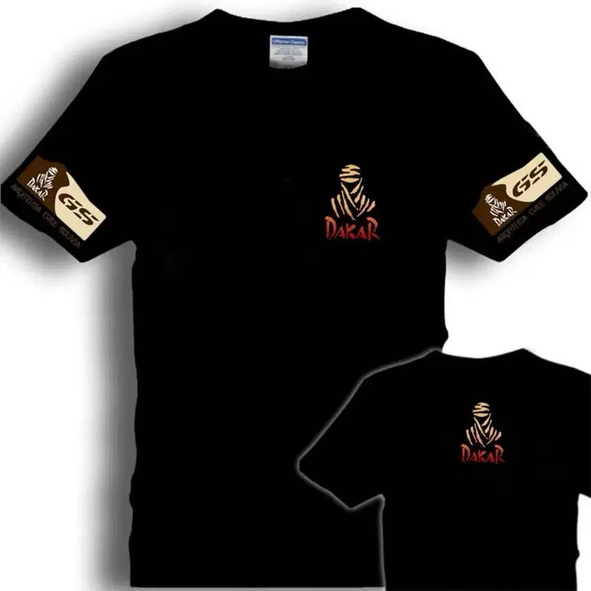 [BUNJANG] Dakar Rally GS Short Sleeve T-Shirt Black / 다카르 랠리 GS 반팔 티셔츠 블랙