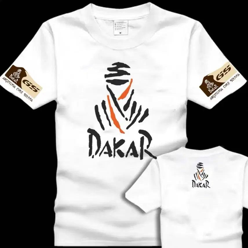 [BUNJANG] Dakar Rally Short Sleeve T-Shirt White / 다카르 랠리 반팔 티셔츠 화이트