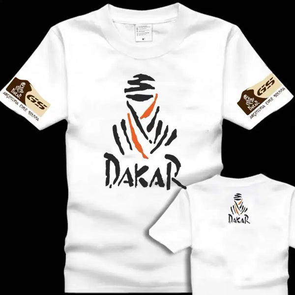 [BUNJANG] Dakar Rally Short Sleeve T-Shirt White / 다카르 랠리 반팔 티셔츠 화이트