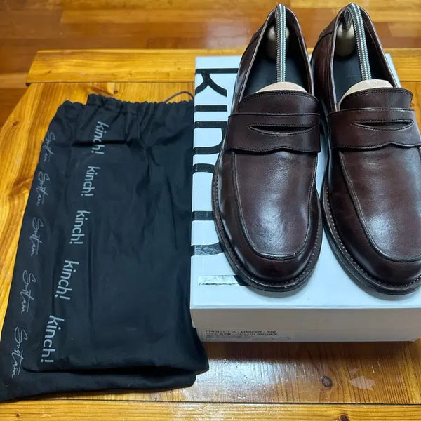 [BUNJANG] Kinch x Sustain 510 Brown Loafers (Horsehide) / 킨치x서스테인 510 브라운 로퍼 (홀스 하이드)