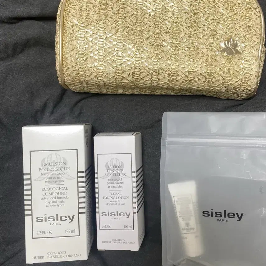 [BUNJANG] Sisley Emulsion Ecologique, Lotion Tonique Aux Fleurs, Pouch Set / 시슬리 에뮐씨옹 + 로씨옹 또니끄 오 플뢰르 새상품