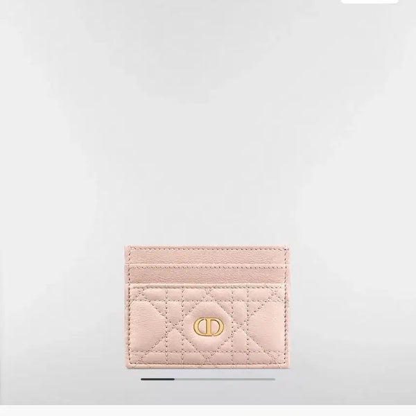 [BUNJANG] Dior Caro Freesia Card Holder Powder Pink / Dior Caro Freesia 카드 지갑 파우더 핑크