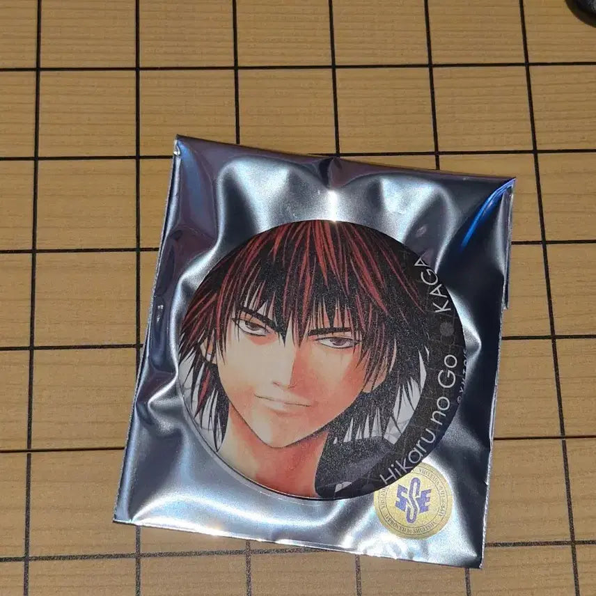 [BUNJANG] Ghost Battleship Kuji D Prize Kagami Hikaru No Go Can Badge / 고스트바둑왕 쿠지 D상 카가 캔뱃지 히카루의바둑