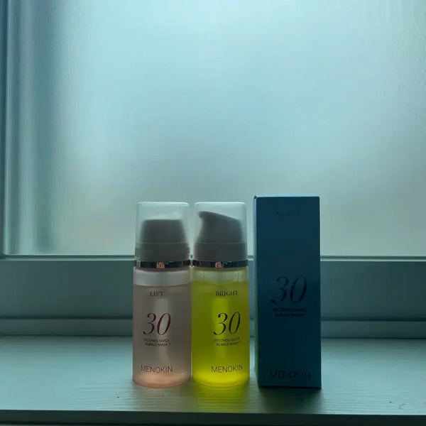 [BUNJANG] Menokin Bubble Pack Set (3 Types) + 1 Yellow (Bonus) / 메노킨 버블팩 3종세트+ 노란색 1개 서비스