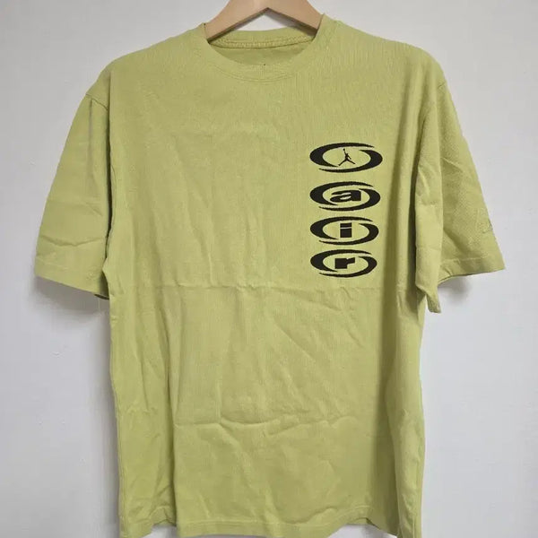 [BUNJANG] Nike Jordan x Travis Scott T-Shirt Celery / 조던 트래비스 스캇 반팔티 연두색