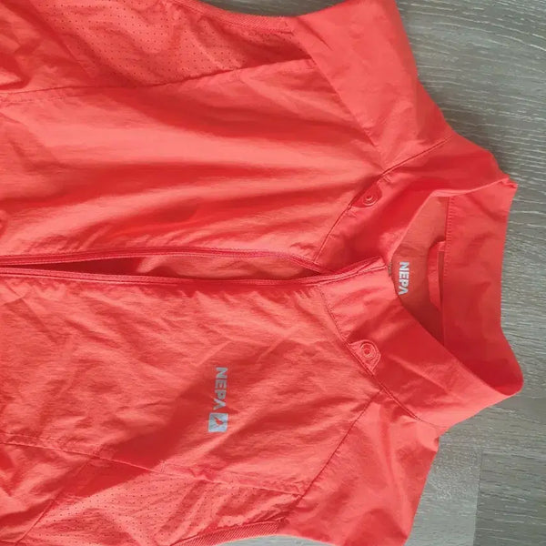 [BUNJANG] Nepa Women's Functional Windproof Vest Orange / 네파 여성 기능성 방풍 조끼 110