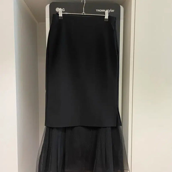 [BUNJANG] Timeskirt Skirt with Detachable Chiffon Skirt / 타임스커트