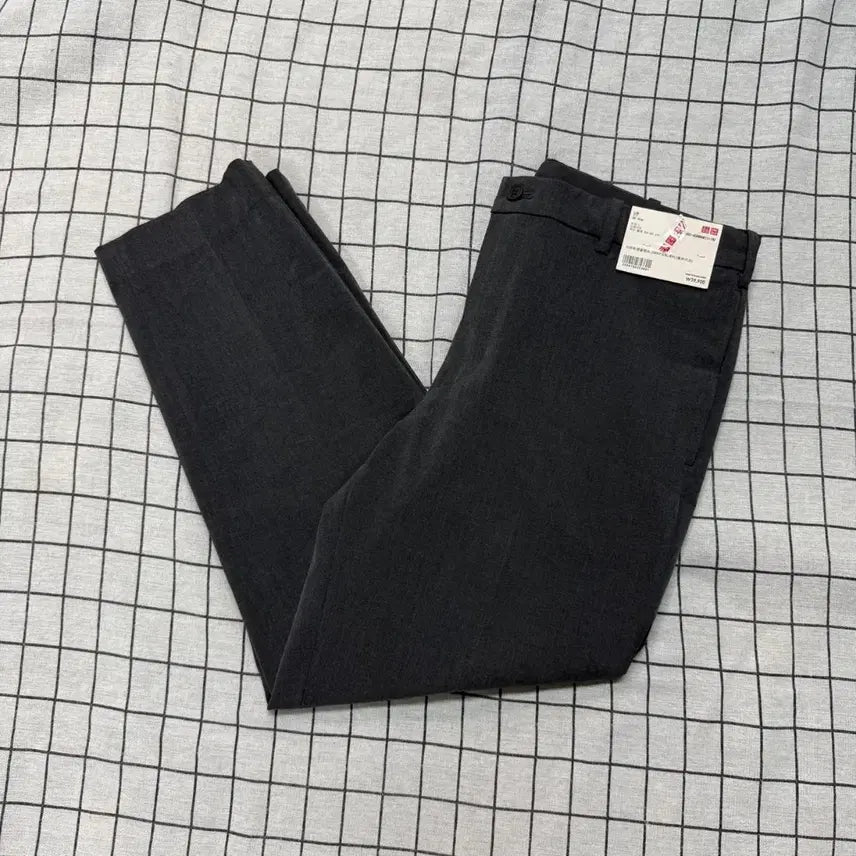 [BUNJANG] Uniqlo Smart Ankle Pants (Wool-Like/Grey) - New / [새상품/L] 유니클로 스마트 앵클 팬츠 (울라이크/그레이)