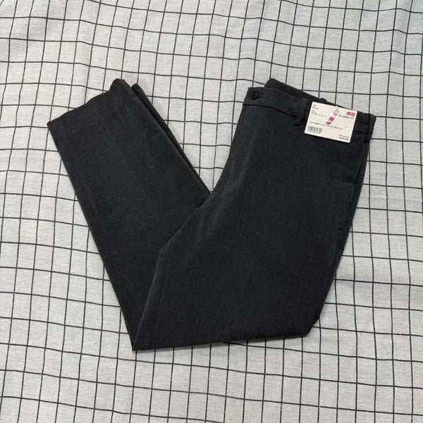 [BUNJANG] Uniqlo Smart Ankle Pants (Wool-Like/Grey) - New / [새상품/L] 유니클로 스마트 앵클 팬츠 (울라이크/그레이)