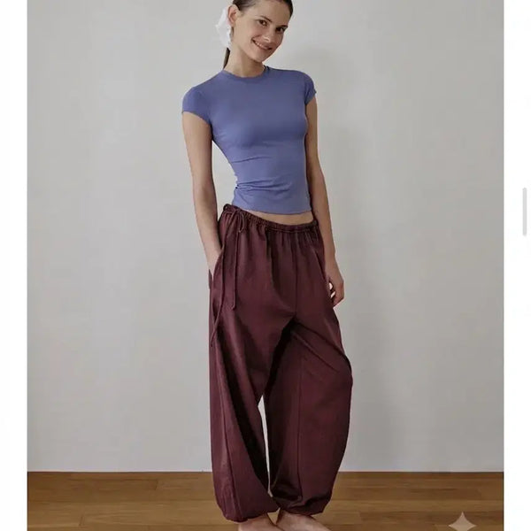 [BUNJANG] Conchwear Relax String Jogger Pants / 콘치웨어 릴렉스 스트링 조거 팬츠 요가 부디무드라