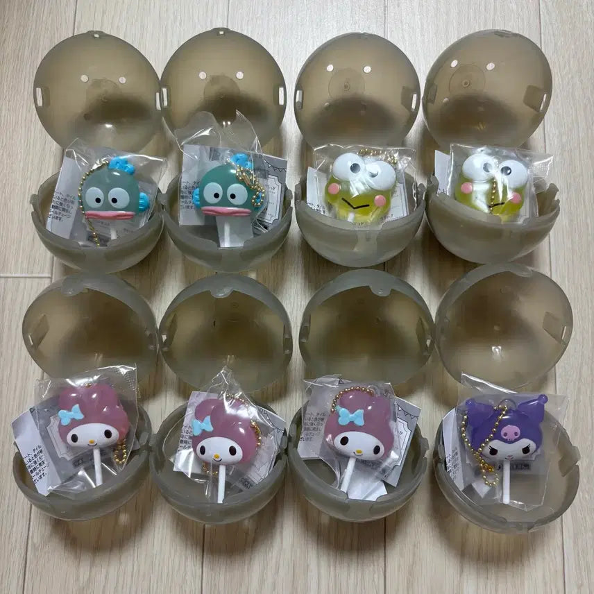 [BUNJANG] Bandai Sanrio Colorful Candy Charm Gacha Keyring / 반다이 산리오 컬러풀 캔디참 키링 가챠 한교동 케로피 쿠로미 마이멜로디