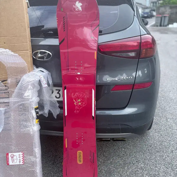 [BUNJANG] Evangelion x Gee Collaboration Snowboard Deck 151cm / 에반게리온 x Gee 콜라보 스노우보드 데크