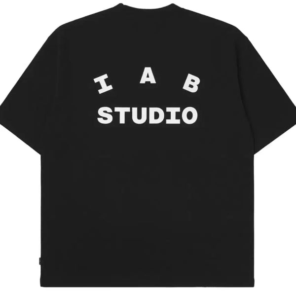 [BUNJANG] Iab Studio T-shirt Black White / (M,L,XL) 아이앱 스튜디오 티셔츠 블랙 화이트