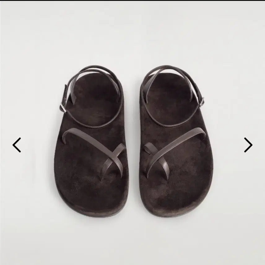 [BUNJANG] COS Minimal Leather Sandals Brown EU 37 / Cos 미니멀 레더 샌들 브라운 EU 37사이즈
