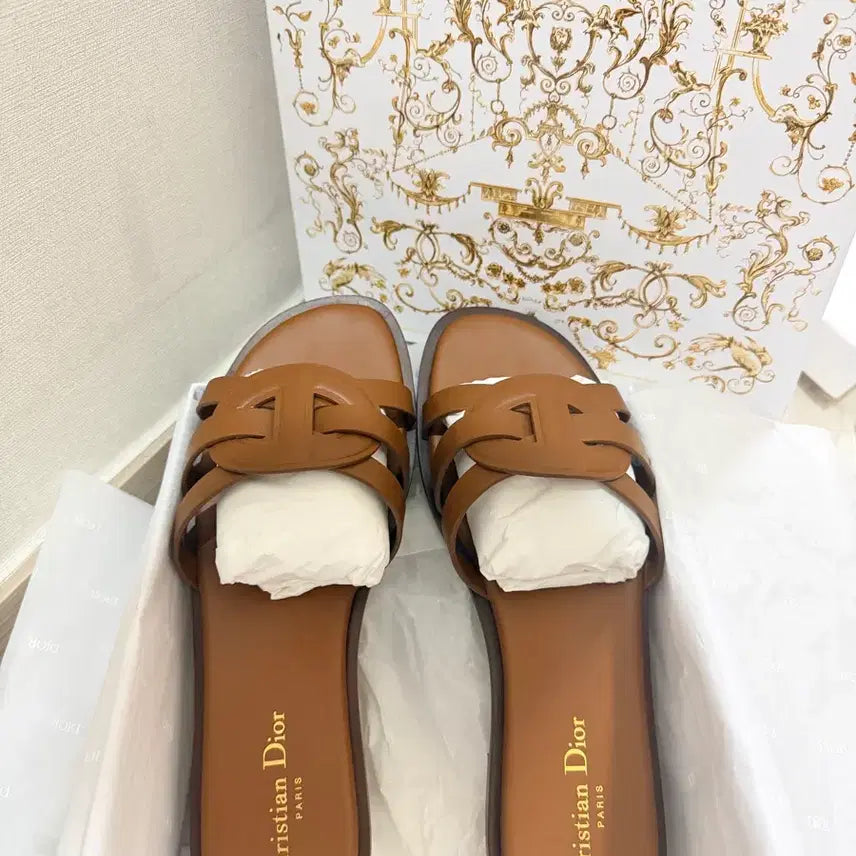 [BUNJANG] Dior Mule Brown Size 39 / 디올 뮬 브라운 39