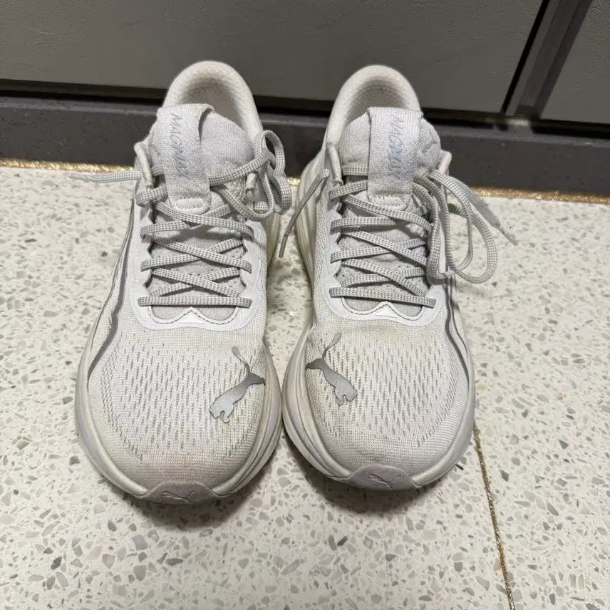[BUNJANG] Puma Magmax Nitro Running Shoes White 265 / 푸마 매그맥스 나이트로 화이트 265