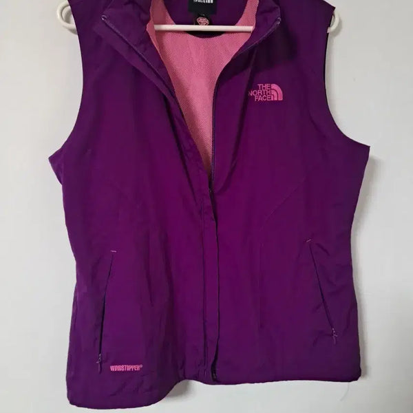 [BUNJANG] The North Face Windstopper Women's Vest Purple / 노스페이스 윈드스토퍼 여성 베스트 퍼플90