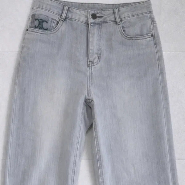 [BUNJANG] Celine Style Light Grey Straight Fit Jeans Size 27 / 셀린느 스타일 청바지 라이트 그레이 일자핏 팬츠 27