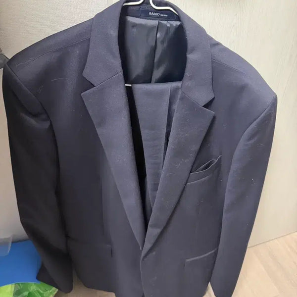 [BUNJANG] BASSO Homme Navy Suit Set / 바쏘 네이비 정장 세트