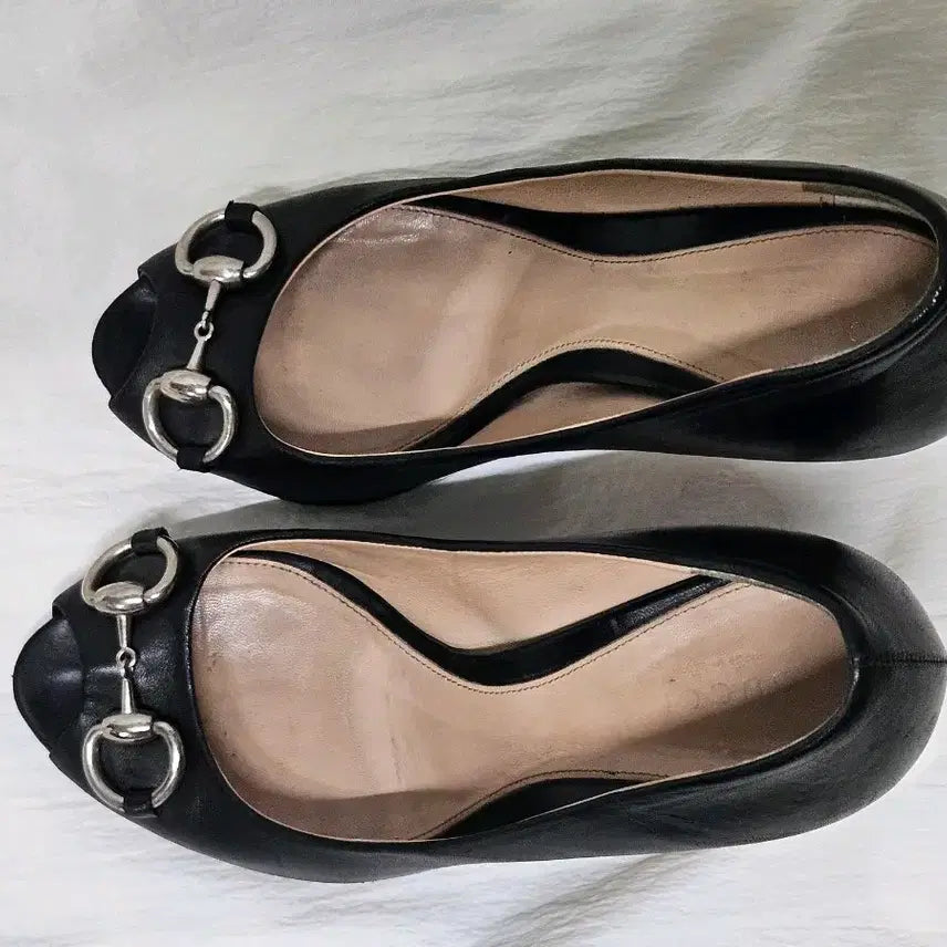 [BUNJANG] Gucci Horsebit Stiletto Heels - Black / 구찌 홀스빗  힐 235