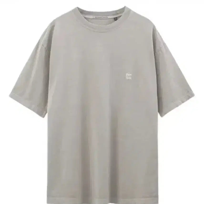[BUNJANG] Poleruteu Human Index Regular 1/2 T-Shirt Dyed Ecru Grey / [3] 폴리테루 휴먼인덱스 레귤러 1/2 티셔츠 다이드 에크루 그레이