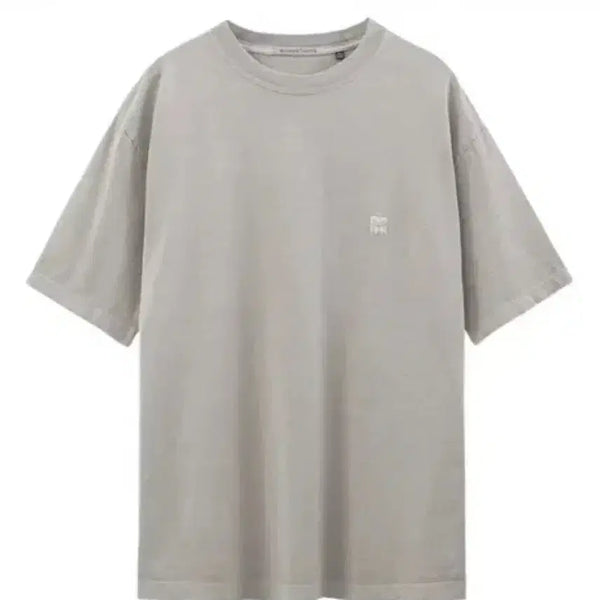 [BUNJANG] Poleruteu Human Index Regular 1/2 T-Shirt Dyed Ecru Grey / [3] 폴리테루 휴먼인덱스 레귤러 1/2 티셔츠 다이드 에크루 그레이