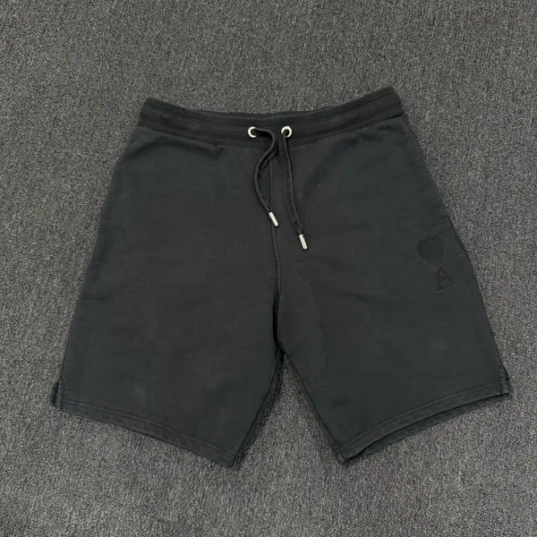 [BUNJANG] AMI Tonal Heart Logo Track Shorts / AMI 아미 톤온톤 하트 로고 트랙 쇼츠 반바지