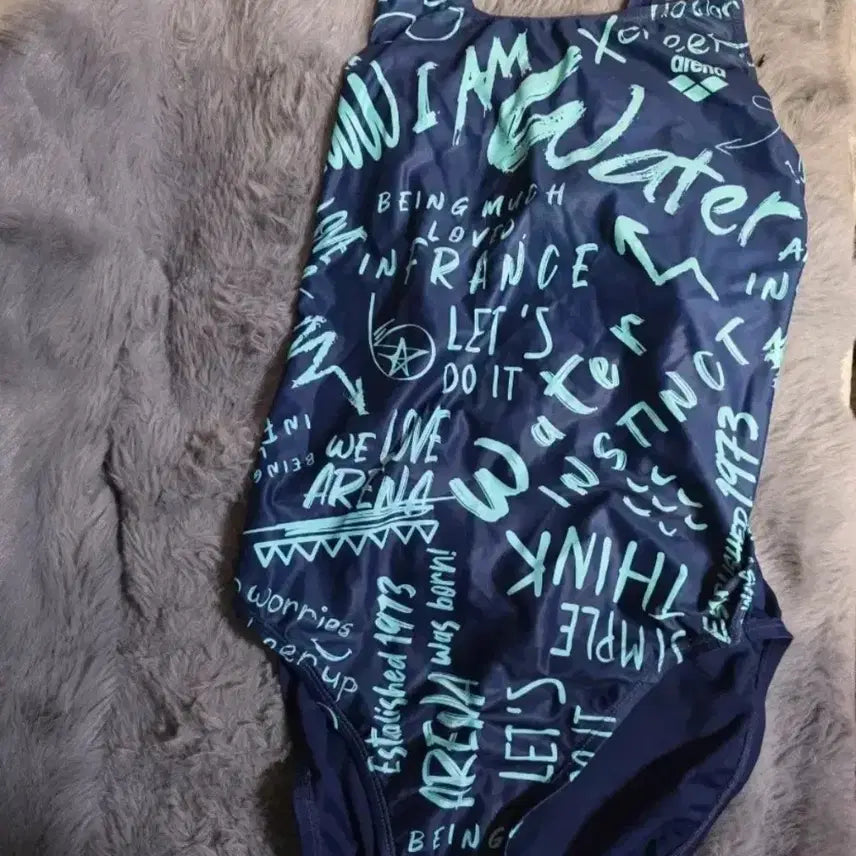 [BUNJANG] Arena Navy Swimsuit XL (95-100) / 아레나 수영복 네이비   95ㅡ100. XL  상태좋아요